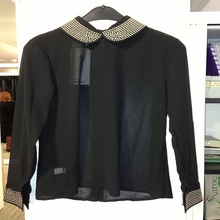 100% Cotton Collar Blouses, Feature : Anti-Pilling, Anti-Shrink, Anti-Wrinkle, Breathable, Eco-Friendly