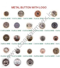 Coastal Metal Button With Logo