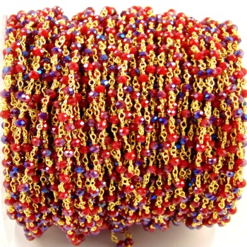 Mystic Red Coral Rosary Chain, Gender : Women's, Girls, Unisex