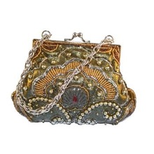 Beaded Fabric Ladies Coin Purse, Technics : Handmade Embroidery