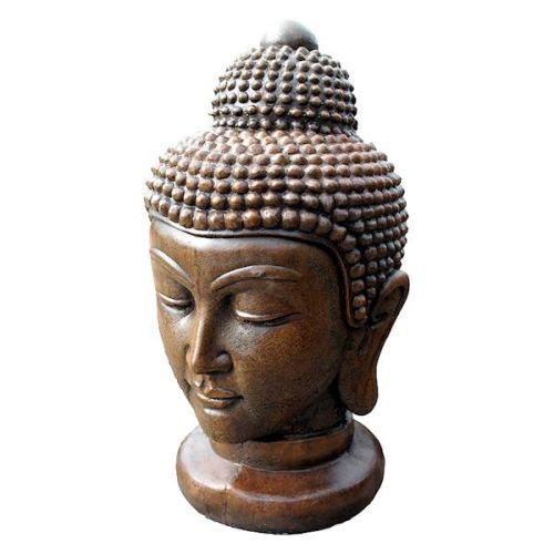 Buddha Head Stone Statue, For Home Decoration, Style : Religious