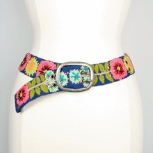 Hand Embroidered Peruvian Suzani Belts, Technics : Machine Made