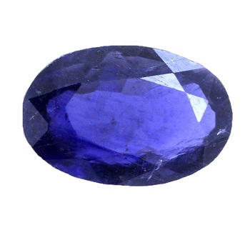 Oval Shape Iolite Gemstone, Color : 100% Natural Color