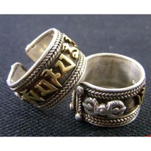 Silver Spinning Tibetan Ring, Gender : Women's