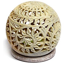 Soapstone Tealight Candle Lamps