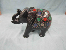 Black Marble Antique Elephant