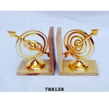 Wood Metal Book Ends