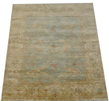 Handmade Woolen Turkish Oushak Bedroom Rug Carpet