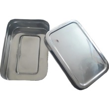 KVRINTEXX Steel Tiffin Box, Shape : Rectangle