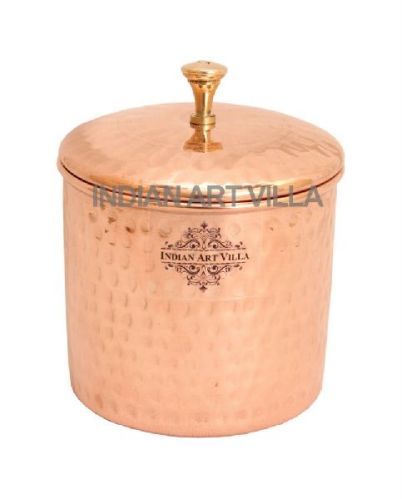 IndianArtVilla Copper Container Box