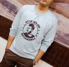 FULL SLEEVE ROUND NECK T-SHIRT MEN, Size : 2 XL, XL