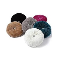 JMR 100% Cotton Luxury Cushion Cover, Shape : Round