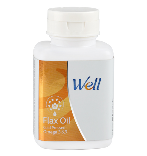 Well Flax Oil Soft Gels, Form : Capsules