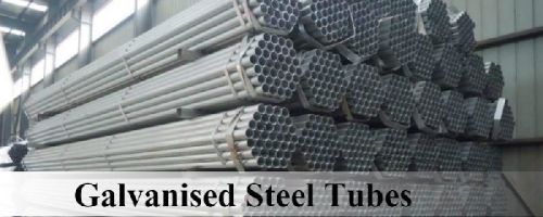 Round Galvanised Steel Tubes, Color : Grey