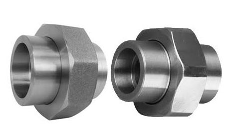 Metal Socket Weld Pipe Union, Color : Grey