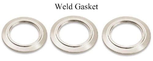 Round Metal Polished Weld Ring Gaskets, Color : Grey