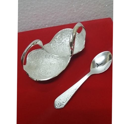 Duck Shape Silver Colour Coated Tray, Certification : FDA