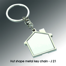 Logo Metal Key Chain, Color : Silver