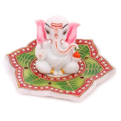 Resin Marble Lord Ganesha Statue, For Home