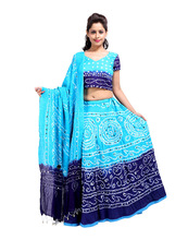 Bridal Anarkali Lehenga, Technics : Sequins Work, Tie Dye