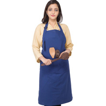 Cotton Gardening Bib Apron, Size : L-27 X W-35 Inch