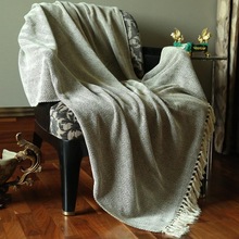 Rajrang Cotton 750 Gm Solid Knitted Throw Baby Blanket, Size : 50x60 Inch