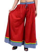 Rajrang 100% Cotton Loose Women Pants, Size : L-38 X W-28 X SW-40