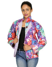 Regular Quilted Full Sleeves Womens Jacket, Feature : Breathable, Eco-Friendly, Reversible, Windproof