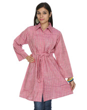 Cotton Self Weved Khadi Tunic, Size : L-36 X C-38 X S-21