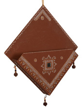 Wood Handicraft Magazine File Holder, For Storage Box