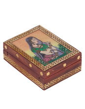 Wood Metal Work Storage Box, Feature : Handmade