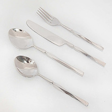Metal Bold Handle Flatware Set, Certification : SGS