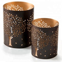 Bright Collection Candle Holder Tree Design, For Home Decoration