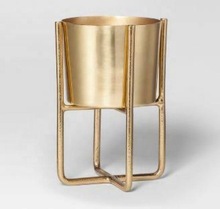 GIFT COLLECTIONS Metal Brass Plated Planter