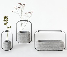 GIFT COLLECTIONS METAL OUTDOOR WIRE VASES