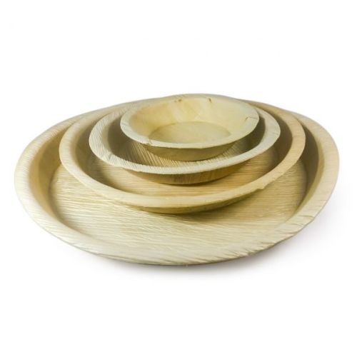 Areca Palm Leaf Round Plate 6.5