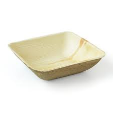 Areca Palm Leaf Square Plate 7, For Food Serving, Serving Food, Certification : RCMC, Fumigation