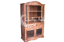 Wooden Open Book Display Rack