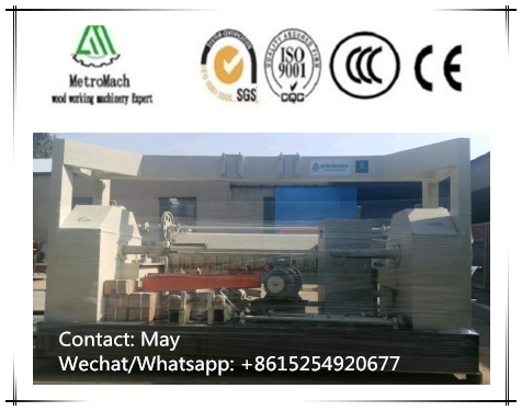 Hydraulic Wood Veneer 8ft Spindle Rotary Peeling Machine
