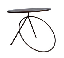 Fanusta Metal Brown Iron Coffee Table