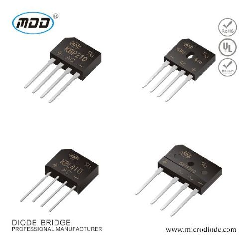 Quality Products Diode KBP-K KBP210 Bridge Rectifier Pile 2A 1000V KBP210K