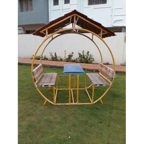 Mild Steel Hut Shaped Garden Bench