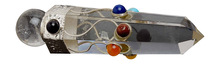 CRYSTAL QTZ FLOATING CHAKRA WAND, For Healing