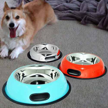 Tulsi Mat Stainless Steel Bowl, For Dogs, Shape : Rounded