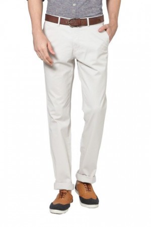 Cotton Men White Formal Trouser, For Comfortable, Easily Washable, Impeccable Finish, Pattern : Plain