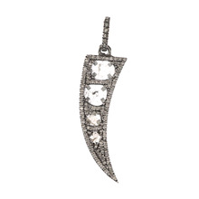 Diamond Horn Pendant