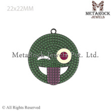 Silver Handmade Jewelry, Main Stone : Chrome Diopside