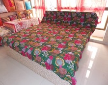 Printed Cotton Blanket Hippie Bedspread, Size : 90 X 108 Inches (approx), 90 X 108 Inches (approx)