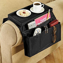 Prastara Armrest Organizer, Color : Black