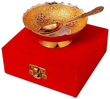 Prastara Brass Bowl Set, For Home Hotel Restaurant, Feature : Eco-Friendly